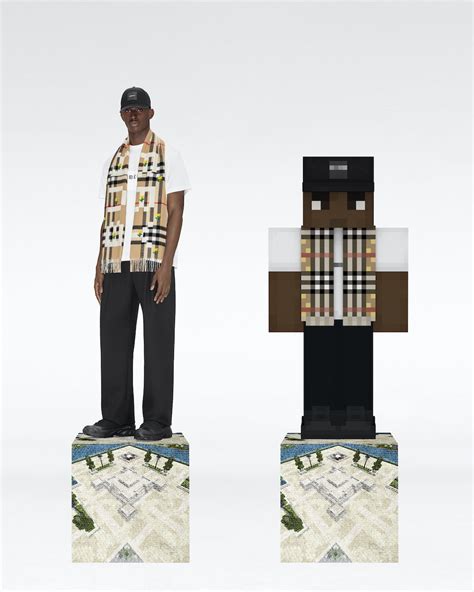 burberry minecraft scarf|burberry minecraft collab.